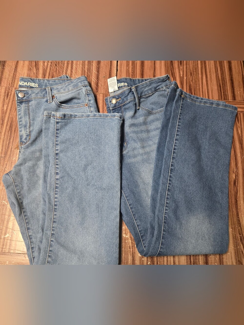 Two Classic Petite Women's Light Blue Denim Jeans